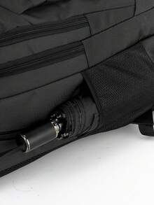 Ba lô đựng laptop 15.6 inch dành cho nam, nhiều ngăn, chất liệu nylon in chữ, túi du lịch dung tích lớn, balo tiện dụng cho người đi làm, phù hợp cho học sinh, doanh nhân, du lịch, hoạt động ngoài trời, làm quà tặng. - Xám - Xem 12