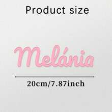 1pc Custom Name Pink/Gold/Silver/Blue Decorative Acrylic Name Plaque, Perfect For Wedding, Birthday, Anniversary, Mother's Day,Room Decoration Stuff Room Decor Bedroom Decor Christmas Thanksgiving Halloween Graduation Party Celebration Decoration, Home Decor, Room Decoration Back To School