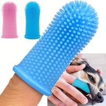 1PC Popular Dog Toothbrush, 360 ° Dog Toothbrush Kit, Cat Toothbrush, Dog Tooth Cleaning, Dog Finger Toothbrush, Small And Large Pet Dog Toothbrush,