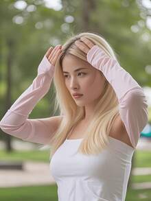 2 chiếc khăn choàng tay làm mát tiên tiến bảo vệ khỏi ánh nắng mặt trời thoải mái và thoáng khí cho nam nữ - Nhiều màu - Xem 4