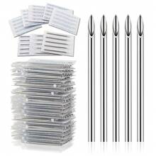 100pcs Piercing Needles Mixed 12G 14G 16G 18G 20G Hollow Needles For All Piercings - 14G+50個 - 查看 1