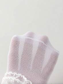 5 Pairs Baby Girl Kids Newborn Essentials Toddler Summer White Babies Frilly Ruffle Socks