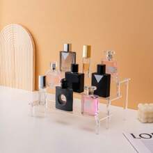 Support de présentation de parfum en forme de présentoir à gâteaux, décoration et organisateur de bureau, vitrine de jouets, présentoir au détail, support de collection de bonbons et de desserts, étagère d'organisation de parfum polyvalente et support de présentoir à petits gâteaux, étagères d'exposition pour figurines, étagères à desserts pour fête, décoration et organisateur, support organisateur de parfum en acrylique, support de présentoir à petits gâteaux