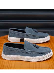 New Style Casual Loafers, Non-Slip Soft Sole Slip-On Driving Moccasins, Lightweight & Comfortable Fashion Sneakers For Men