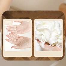 3 件/1 件多功能二合一沐浴海绵、泡沫网、肥皂袋；去角质沐浴球二合一，携带方便，泡沫丰富，去角质，可悬挂沐浴球，拉出式口袋