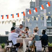 Local Shipping-USA Flags American Small String Mini Flag Pennant Banner Decorations - Chile - View 7