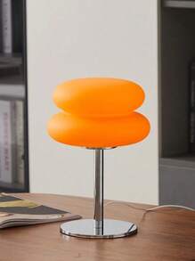 1 pieza Lámpara de escritorio LED creativa con diseño de hamburguesa, regulable y de 3 colores, alimentada por USB, lámpara de mesita de noche para sala de estar, dormitorio, luz ambiental minimalista vintage, luz nocturna cuidado de los ojos
