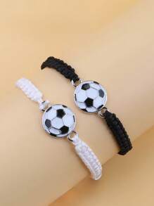 4 Pieces/Set, Heart-Shaped Cartoon/Digital Electronic Watch And Tai Chi Bracelet Gifts, Suitable For Valentine's Day, Christmas Gifts, Graduation Gifts, And Perfect For Daily Wear.