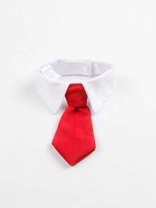 1pcPet Bowtie Necktie Bowknot Wedding Neck Bib False Collar