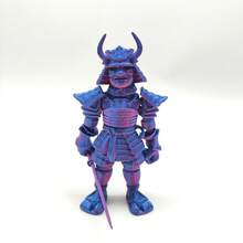 3D 打印关节式日本武士古代人物模型，GK 装饰玩具，适合男性 - 彩色 - 查看 9