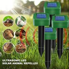 1 pièce Répulsif anti-taupe solaire à ultrasons. Détracteur alimenté extérieur - Arrêt taupe, effraie-taupe pour pelouse, jardin, cour, maison. Répulsif pour marmottes, serpents, rongeurs, taupes, mulots.