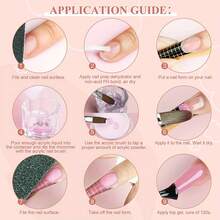 NOCIS Acrylic Powder Set - 3 Colors ( Pink/White/Clear ) Acrylic Powder Starter Set, Professional Polymer For Nail Extension Nail Carving Nail DIY Art Design, Long Lasting And No Nail Lamp Needed - Multicolor - View 6