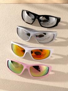 4pcs/3pcs/2pcs/1pc New Fashion Glasses For Outdoor Sports Cycling Eyewear, Unisex For Summer Beach Vacation,Outdoor,Travel