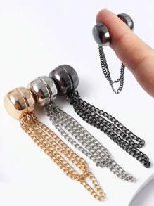 1pc/3pcs Adjustable Magnetic Trouser Clip And Cuff Clip-Durable Alloy, Detachable Hem Clip Is Suitable For Trousers And T-Shirts, Magnetic Trouser Swing Clip Can Shorten The Length Of Trousers Without Sewing, And Strong Magnetic Buckle.