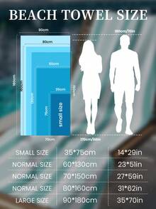 1 pieza Toalla de playa estampada con patrón de rayas verdes y blancas, toalla de baño, toalla de playa de estilo de moda, toalla de baño súper absorbente para baño, natación, fitness, yoga
