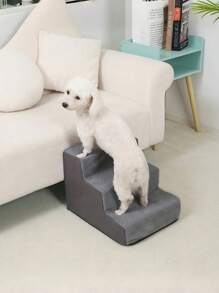 Escaliers pour animaux de compagnie réglables haut de gamme conçus pour les chiens et les chats - avec une base antidérapante et une housse amovible pour un nettoyage facile, solution de montée pratique pour tous les âges