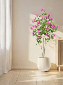 Künstliche Pflanze Künstlicher Bougainvillea-Baum mit Blumen 120 cm / 150 cm / 180 cm Künstliche Pflanzen im Topf Große gefälschte Pflanzenlandschaft für Büro-Gartendekoration im Innen- und Außenbereich