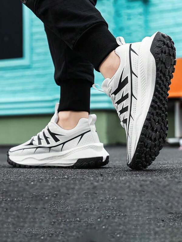 Breathable Mesh Casual Sneakers For Teenagers, Comfortable Soft Sole Sporty Shoes, Water-Resistant Upper, Suitable For Outdoor Jogging, Spring & Summer