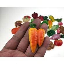 12 Piezas Aleatorias de Imanes Creativos 3D de Resina de Frutas y Verduras para Refrigerador, Decoración Divertida y Linda, Accesorios de Imán para Refrigerador, Oficina, Escuela, Imán para Pizarra Blanca (12 Estilos Aleatorios (Verduras y Frutas)) - Verduras al azar de 12 estilos - Ver 5