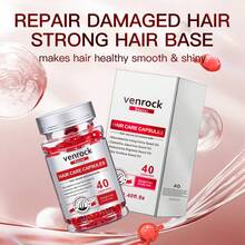 Cápsulas de suero capilar con provitaminas - 40 tratamientos de un solo uso con aceites de macadamia y argán para revivir el cabello dañado - 1 pieza - Ver 2