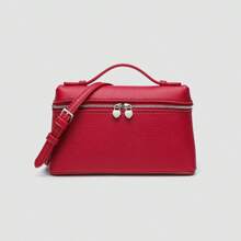 Bolsa de almuerzo de moda LP19, nueva bolsa de mano de modelo primavera/verano 2025 para mujer, bolso de hombro estilo tote y bandolera pequeño