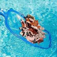 NetHong Swimming Pool Skimmer Net,Leaf Cleaner,Rake Pond Net With Telescopic Alu Pole UK - Blue - View 4