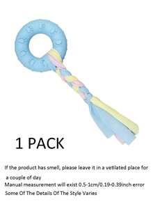 5件套豪华小狗玩具，狗玩具，适合出牙的小狗，小狗咀嚼玩具，带有可爱的吱吱叫的狗玩具，球和更多绳索小狗玩具，适合小型犬浅蓝色，这些玩具是送给宠物主人的理想生日礼物， - 彩色 - 查看 11