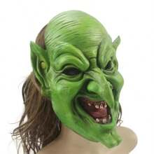Lot de masques en mousse PU durables pour Halloween, masque de sorcière drôle, design réaliste, par TT Design, hors de l'atmosphère