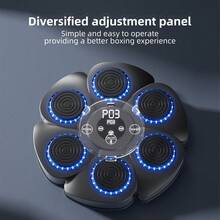 BENBO拳击靶，健身拳击及武术器材，蓝牙升级版，男女通用，含音乐拳击训练器。壁挂式设计，节省空间，适合家庭使用，是圣诞节、新年、感恩节及其他节日的理想礼物。