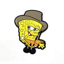 12/20/32 szt. Uroczy zestaw zawieszek do butów z motywem SpongeBoba Kanciastoporty, ozdoby do butów z PVC do torby plażowej, zawieszki do akcesoriów do butów, pomysł na prezent na urodziny, Boże Narodzenie, Walentynki, Halloween, przyjęcie