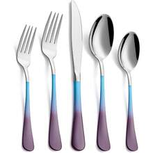 20-Pieces Rose Gold And Black Silverware Sets For 4,Black Handle Stainless Steel Cutlery Set, Include Forks Spoons And Knives Set, Dishwasher Safe Utensil Sets For Home Restaurant