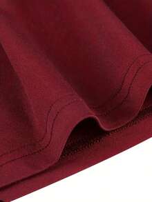 Camiseta de tirantes con capucha para hombre, de moda para el verano - Burdeos - Ver 4