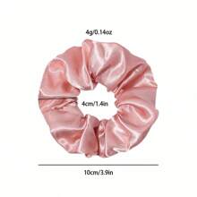 6 Stück / 12 Stück einfache unifarbene Satin Haaraccessoires für Damen, Stoff-Scrunchies Haargummis, unifarbene minimalistische Haarbänder, kleine Geschenke für Partys, Haaraccessoires