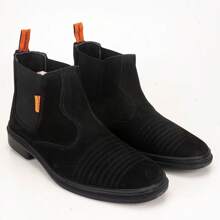 Botina Masculino Bota Texana Vaquejada Couro Country Confortável, bota chelsea masculina preta