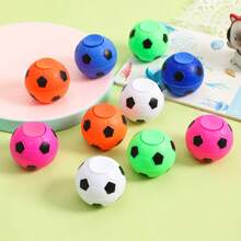 15 pièces/30 pièces Mini toupies Fidget Ballon de football, cadeaux de fête de qualité pour les sports de football, jouets sensoriels pour les doigts, prix de carnaval, trésors de classe, cadeaux d'anniversaire en vrac pour les étudiants (couleur aléatoire)
