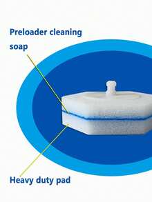 一次性马桶清洁棒补充装，升级材质一次性马桶清洁棒头刷可与多种清洁棒兼容，公寓必需品，大学宿舍必需品 - 彩色 - 查看 6