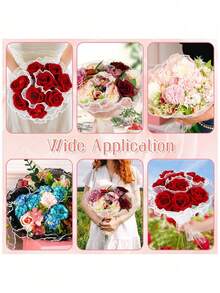 2pcs Crinkle Pearl Floral Wrapping Paper, Crinkle Pearl Organza Flower Packaging Paper, DIY Floral Mesh Crinkle Wave Paper, Suitable For Wedding Anniversary Birthday Flower Shop Supplies, Holiday Party Decorations, Graduation Gift Wrapping Paper