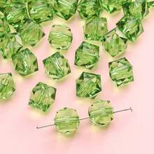 10mm Round Bead Square Bead Shaped Beads For Diy Jewelry Making, Beads For Daily Handmade Project Initial Beads, Bracelets, Necklaces, Decorative Chains, Friendship Bracelet Jewelry Making Kit Cute Things DIY Round Bead Phone Chain(About 36 To 42 Pieces) - Multicolor - View 8