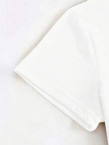 女士T恤 - 白色 - 查看 3