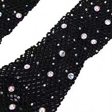 زوج من القفازات الشبكية الطويلة بدون أصابع، أكمام شبكية للذراع، إكسسوارات لأزياء الحفلات والتنكر في الثمانينات للنساء والفتيات، ملابس خريفية للنساء