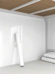 1 Roll White Faux Diatom Mud Solid Color Self-Adhesive Wallpaper, Thickened, Nordic Style, Seamless Splicing, Used For Bedroom, Living Room, Full House,Renovation Stickers Peel Wall Panels,Wall Paper, Wallpapers,Spring Decoration Items Refresh Your Home,Rama Decoration Stickers Gifts Birthday Graduation