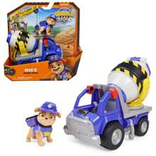 Spin Master PAW PATROL - Mix's Mixing Truck Construction Vehicle With Mix Figure (Basic Vehicle), Toy For Children From 3 Years
