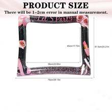 1pc Inflatable Photo Frame, Selfie Frame Prop For Women Birthday, Party, Girls Night Out - Pink - View 3