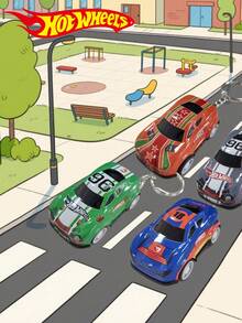 1pc Official Hot Wheels Rally Racing Car Keychain Blind Bag, Random 12 Styles Mini Diecast Pullback Toy Keychain Pendant, Suitable For Bag Decoration, Valentine's Day & Friend Gift - Multicolor - View 8