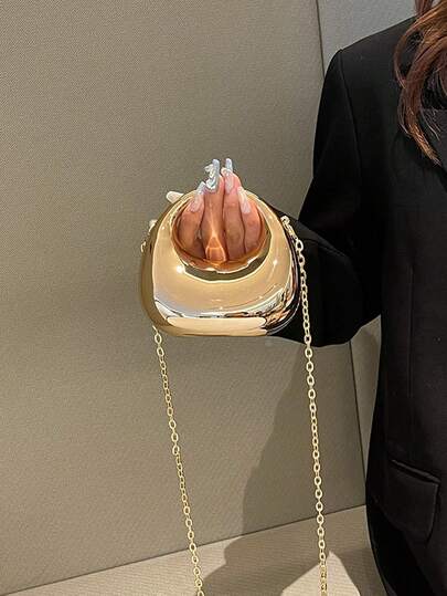 Túi xách mini thanh lịch, túi đựng cơm trưa đa năng bằng acrylic thời trang mới dành cho nữ, túi đeo chéo cao cấp.