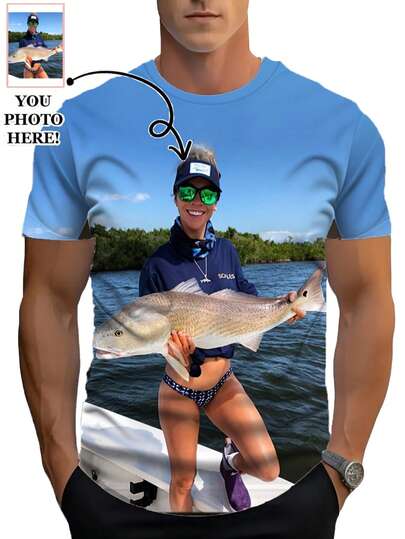 Customizable Couple's 3D Printed Clothing, Oversized T-Shirts For Men And Women, Summer Casual Quick-Dry Fishing Shirts, Personalized Club Uniforms, Promotional T-Shirts For Stores, Cool Sportswear, Pullover Sweatshirts - ZTB, Size S-2XL