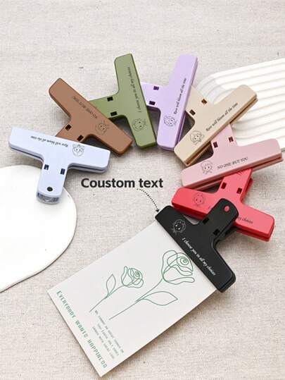 1PC Convenient To Carry Magnetic Plastic Sealing Clip, Reinforced Snack Bag Sealing Clip, Fresh-Keeping And Moisture-Proof Clip, Coffee, Tea, Plastic Food Bag Clip, Magnetic Long Tail Handheld Account Clip, Colored Plastic Magnetic Clip, Student Document And Bill Clip, Highly Attractive Test Paper Clip, Storage Clip