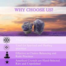 Local Shipping--  Healing Crystals, Stones, Healing Stones, Rock Collection, Agate, Raw Stones ,Crystals, Rocks, Jade, Crystals And Healing Stones(Labradorite, 2 Pcs) - Thạch anh tím - Xem 4