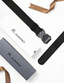 JUKMO Tactical Belt, Hiking Rigger 1.5 Nylon Web Work Belt With Heavy Duty Quick Release - màu đen - Xem 6