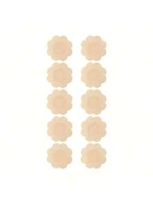 粘性胸罩 - 隐形聚拢胸罩露背无肩带胸罩，无缝前扣胸罩内衣女士自粘硅胶粘合剂，自粘露背可重复使用聚拢乳贴，女士内衣和内衣配饰 - 彩色 - 查看 12